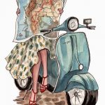Catching Up and Travel Inspired Art by Inslee Haynes